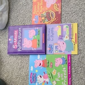 Lot of 4 Peppa Pig books